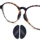10 Stück Silikon Nasenpads selbstklebend Brillenpads Sonnenbrille Milchig Weiß – Bild 4