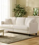 3-Sitzer Sofa mit Schlaffunktion, 211cm / 221cm / 256cm / 275cm Länge Couch – Bild 5