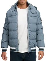 Indicode Herren Winterjacke Marlon-Jacke Steppjacke Kapuze Daunen Optik Männer – Bild 2