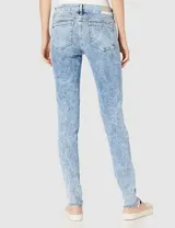 Mavi Damen Jeans Adriana Hose Mid-Rise, Super Skinny Blue denim,Blau W29 L30 – Bild 3