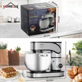 2500W Küchenmaschine 12L Edelstahl Schüssel XXL Knetmaschine Rührmaschine Timer – Bild 4