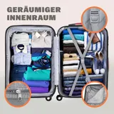 Koffer Hartschale Trolley Reisekoffer Hartschalenkoffer 4 Rollen Spinner Case L – Bild 7
