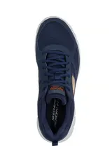 Skechers Herren Burns Agoura Sneaker Navy Orange – Bild 3