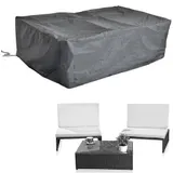 Schutzhülle Abdeckplane Gartenmöbel Schutzplane Garnitur Couch Sofa Plane Hülle – Bild 9