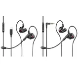 Abnehmbare Mikrofon Ohrh?rer HiFi Sound Ohrh?rer 10mm Lautsprechergr??e In-E – Bild 5