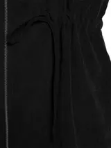 Damen Jacke Outdoor Übergang Kurzmantel Trenchcote Freizeit Hoodie Parka Herbst – Bild 5