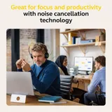 Jabra Evolve2 50 - Kabelgebundenes Stereo-Headset Air Comfort - Mikrofone mit ak – Bild 3