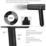 Fön JRL Forte Brushless Haartrockner -Hochleistungshaartrockner schwarz – Bild 4