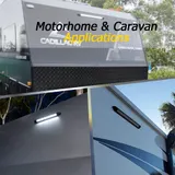 12V LED Markisenleuchte Wohnmobil Wohnwagen Außenleuchte Vorzeltbeleuchtung IP66 – Bild 7