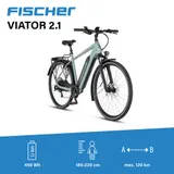 E-Bike Trekking FISCHER VIATOR 2.1 28 Zoll, RH 55 cm, 459 Wh grün Elektrorad – Bild 5