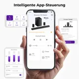 ULTIMEA 5.1.2 Surround Soundbar für TV mit Subwoofer, Dolby Atmos App Steuerung – Bild 11