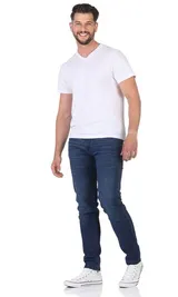 Rayshyne Herren Jeans Slim Pants Style Hose Regular Skinny Jeanshose Stretch NEU – Bild 6