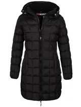 Geographical Norway Damen Winter Jacke FVSC Mantel Parka Steppjacke lange Kapuze – Bild 1