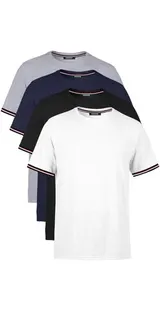 COMEOR T Shirt Herren Kurzarm Classic Baumwolle Sport Männer Rundhals – Bild 2