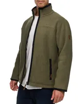 Indicode Herren Übergangsjacke INEmilos-Fleece Jacke Herrenjacke Pullover Pulli – Bild 3