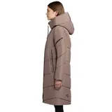 khujo Jange Damen-Mantel Winterparka Steppmantel Winter-Jacke Parka Coat Taupe – Bild 2