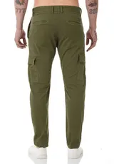 Redbridge Herren Chino Cargo Hose Denim Pants Jeans Basic Freizeithose Taschen – Bild 4