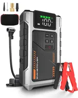 Eigotrav 12000mAh 12V Starthilfe Ladegerät Booster Power-Bank mit Luftkompressor – Bild 1