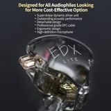 Für KZ EDX Lite IEM Kopfhörer mit verbesserter Audioauflösung und Komfort – Bild 4
