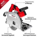 WALTER Tauchsäge mit Führungsschiene 1200W, Kreissäge, Handkreissäge CDJ160D – Bild 2