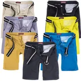 Rock Creek Herren Designer Chino Shorts kurze Hose Chinoshorts Gürtel RC-2133 – Bild 2