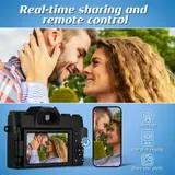 4K 75MP 16X Digitalkamera Autofokus Digitalzoom Kamera 180 Klappdisplay Geschenk – Bild 5