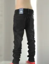 THERMO Jungen-Jeans-Denim-Jogger-Style-Kinder StretchHose~Gr.8-16~Neu~7362Nero29 – Bild 5