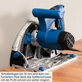 Scheppach Tauchsäge PL55 Handkreissäge Tauchkreissäge 1200W + 2 Führungschienen – Bild 7