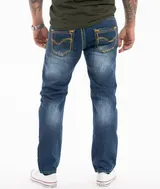 Rock Creek Herren Jeans Hosen Comfort Fit dicke Naht Denim Blau Herrenjeans M70 – Bild 10