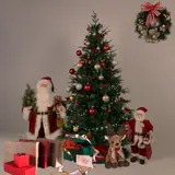 210cm Weihnachtsbaum Tannenbaum Künstlicher Kunstbaum Christbaum PVC Tanne Deko – Bild 3