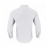 Leinenhemd Herren Hemd Langarm Stehkragen Hemd Tasche Gestreiftes Freizeithemd – Bild 8