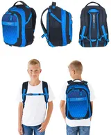 Schultasche Jungen 4. Klasse Elephant Hero Rucksack 12868 Dark Blue Cube Blau +f – Bild 17