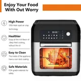 10L Heißluftfritteuse XXL Airfryer Fritteusen Heissluft Friteuse Backofen Ofen – Bild 2
