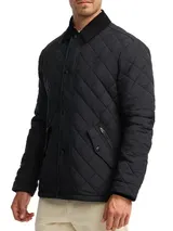 Indicode Herren Übergangsjacke INAldos-Jacke Rautensteppung Cordkragen Männer – Bild 3