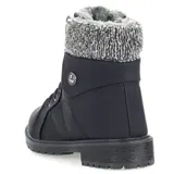 Damen Boots Stiefeletten Stiefel Winterschuhe Gefütterte Schuhe Schnür-Booty – Bild 6
