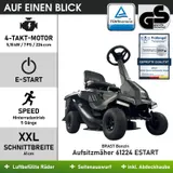 BRAST Benzin Rasentraktor Aufsitzmäher 5,15kW (7PS) Rasenmäher Elektrostart – Bild 6