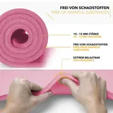Yogamatte Fitnessmatte Gymnastikmatte Pilates Sportmatte Bodenmatte PHTHALATFREI – Bild 5