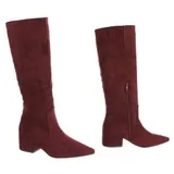 Damen Stiefel mit Reißverschluss Ital-Design 1965 in Weinrot – Bild 4
