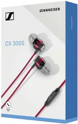 Sennheiser CX 300S In-Ear-Kopfhörer mit Universal Smart Remote ̶̶ Rot Rot/Ausflu – Bild 2