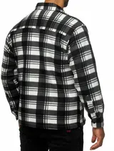 Herren Holzfäller Hemd Kariert Thermo Gefüttert Jacke Flanell Fleece 202526 – Bild 3