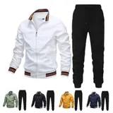 Herren Jogginganzug Trainingsanzug Sportanzug Sporthose Jacke Tracksuit Suit DE – Bild 7