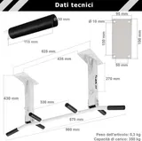 Movit® Klimmzugstange Deckenmontage Klimmzug Stange Station Pull Up Bar 350 kg – Bild 5