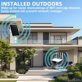 Solar Router 4G LTE bis 300Mbit/s WLAN SIM-Karte Outdoor Kabellos WiFi Modem – Bild 2