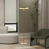 Stehlampe LED Wohnzimmer Dimmbar Stehleuchte mit 3 Lichtfarben, Fußschalter – Bild 9