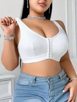 Damen BH Große Größen Frontverschluss Ohne Bügel Komfort BH 2XL 3XL 4XL Sexy u82 – Bild 1