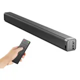 Thramono Stereo Soundbar, 80 W, Verbindung über Bluetooth, USB, TV Soundsystem – Bild 1
