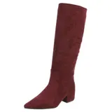 Damen Stiefel mit Reißverschluss Ital-Design 1965 in Weinrot – Bild 6
