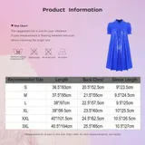 DE Damen Lack Leder Kleid Nachthemd Babydoll Tunika Kleid Streetwear Minikleid  – Bild 2