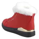 Damen Stiefeletten Winter Sneaker High Warm Gefütterte Freizeit Schuhe Boots – Bild 3