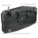 HAMA uRage USB Gaming-Keyboard Exodus 100 Deutsche QWERTZ Tastatur Anti Ghosting – Bild 3